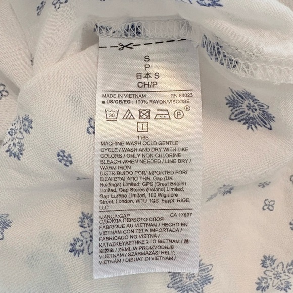 Gap tie front blouse - Picture 3 of 3